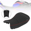 Front Raider Seat Driver Cushion Pu Black Fit For Bmw S1000Rr 19-22 2020 2021