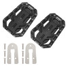 Cnc Driver Footrests Covers Driver Pedal Black For TR Scrambler 1200 Tiger