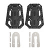 Cnc Driver Footrests Covers Driver Pedal Black For TR Scrambler 1200 Tiger