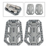 Cnc Driver Footrests Covers Driver Pedal Silver For TR Scrambler 1200 Tiger