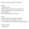 Ignition Coil 26652-G01 for EZ GO Marathon TXT 96-02 Medalist 94-95 EPIGC103