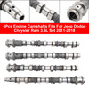 4Pcs Engine Camshafts Fits For Jeep Dodge Chrysler Ram 3.6L Set 2011-2018