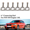 6X Connecting Rod 11247586492 For BMW 535i M3 M4 X5 F10 F30 F82 F87 N55 3.0L