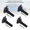 4X Ignition Coils+Spark Plugs UF670 For Ford Fusion Focus Taurus 2.0L 2013-2017