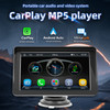 7" Wireless Carplay Car MP5 Player Bluetooth Stereo Radio Sunshade 4 LED Camera