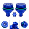 2X Fork Bolt Preload Adjuster Cap Screw Blue Fits For Yamaha Mt-03 Mt 03 19-23