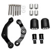 Aluminum Frame Crash Sliders Protection Black Fit For Kawasaki Zh2 20-23 2021