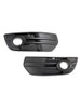 2PCS Front Bumper Grill Fog Light Lamp Covers Trim Fit Audi Q5 2009-2012