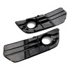 2PCS Front Bumper Grill Fog Light Lamp Covers Trim Fit Audi Q5 2009-2012