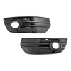 2PCS Front Bumper Grill Fog Light Lamp Covers Trim Fit Audi Q5 2009-2012