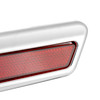 Saddlebag Latch Reflective Cover Chrome_Red For Touring Road Glide King 14-23