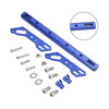 Cnc Cross Bar Adjustable Handlebar Balance Lever Universal Blue For Motorcycle