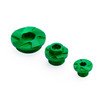 Green Billet Engine Plug Kit For Kawasaki KX250 KX250F KX450 KX450F 2009-2020