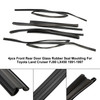 6814160010 1997 Toyota Land Cruiser 4pcs Front Rear Door Glass Rubber Seal Moulding