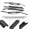 6814160010 1996 Lexus LX450 4pcs Front Rear Door Glass Rubber Seal Moulding