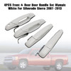 84053446 2007-2013 Cadillac Escalade Base 2007-2012 Chevrolet Avalanche 4PCS Front & Rear Door Handle Set Olympic White