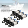 6PCS 18715T1 Fuel Injectors For Mercury Outboard 150 175 200 225 250 300 HP 98-05