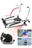 Home Gym Adjustable Exercise Rowing Machine Rower Double Hydraulic Resistance