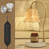 2 Bulbs Candle Warmer Lamp with Timer Compatible with Large & Small Candle Jars