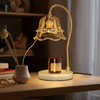 2 Bulbs Candle Warmer Lamp with Timer Compatible with Large & Small Candle Jars