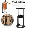 Cross Type Firewood Log Splitter Wedge Carbon Steel Wood Cutter Cutting Tool