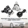 3PCS Engine Motor & Auto Transmission Mount Set For Honda Civic 1.8L 2012-2013