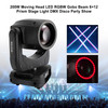 200W Moving Head LED RGBW Gobo Beam 6+12 Prism Stage Light DMX Disco Party Show