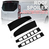 Gloss Black Rear Twin Barn Door Roof Spoiler Fit Ford Transit Custom 2012-2020