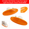 2X Amber Side Marker Lamp Turn Signal Light Housing for Nissan 26160-89900