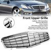 Chrome Front Grill Grille Fit Mercedes-Benz E Class W212 E350 E550 2010-2013