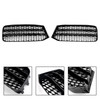 Pair Front Bumper Fog Light Cover Grill Grille Fit Audi A1 8X 2015-2018