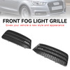 2PCS Front Bumper Fog Light Cover Grill Grille Fit Audi A1 8X 2015-2018