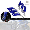 CNC Front Fork Fender Side Mudguard Sliders For YAMAHA YZF-R15 V3 V4 18-22 Blue