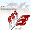 CNC Front Fork Fender Side Mudguard Sliders For YAMAHA YZF-R15 V3 V4 18-22 Red