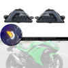 LED Front Turn Signal Light For KAWASAKI NINJA 300 400 650 ZX-6R ZX-4RR 2013+ Black