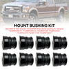 Silicone Body Mount Bushing Kit fit Ford F250 F350 2008-2016 Super Duty Crew Cab