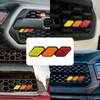 Tri-Color Grille Badge Emblem Car Accessories for Toyota Tacoma TRD Tundra RAV4 B