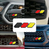 Tri-Color Grille Badge Emblem Car Accessories for Toyota Tacoma TRD Tundra RAV4 H