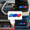 Tri-Color Grille Badge Emblem Car Accessories for Toyota Tacoma TRD Tundra RAV4 J