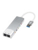 New Aluminum Alloy USB Optical Fiber SPDIF Card for AC-3 DTS 5.1 Channel Silver