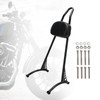 Passenger Sissy Bar Backrest for Sportster Iron 883 1200 XL 48 72 2004-Later BLK