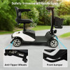 4 Wheels Elderly Seniors Electric Mobility Scooter Electric Powered Wheelchair White
