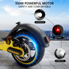 8.5" Folding Electric Scooter With app 350W 35KM Range 30km/h City Commute Yellow
