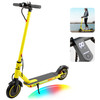 8.5" Folding Electric Scooter With app 350W 35KM Range 30km/h City Commute Yellow