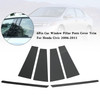 6Pcs Car Window Pillar Posts Cover Trim For Honda Civic 2006-2011