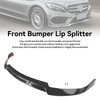 Front Splitter Lip Fit Mercedes Benz C-Class W205 C205 2019-2021 Brabus Style