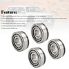 4PCS Front Swivel Housing Bearing 40030VB000 For Nissan Patrol Y60 GQ RB30 RD28