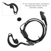 G-Shape Earhook Earpiece Headset Oval PTT MIC For Hytera AP510 AP580 BP560 BP510