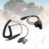 7.1-A3 Single Transparent Air Tube Headset For Sepura STP8000 STP8030 STP8035