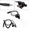 7.1-A3 Transparent Air Tube Headset with Mic For Sepura STP8000 STP8030 STP8035